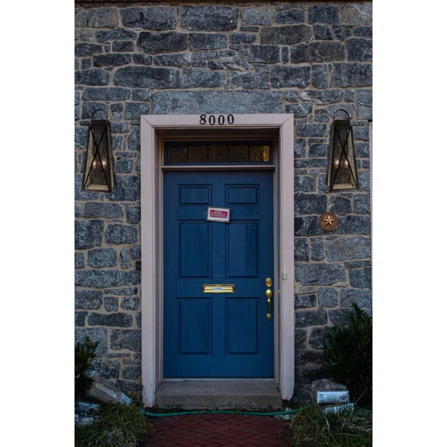 Nantucket 18″ High Wall Mount - NTW-7FL-RB - Rustic Brown by Arroyo Craftsman