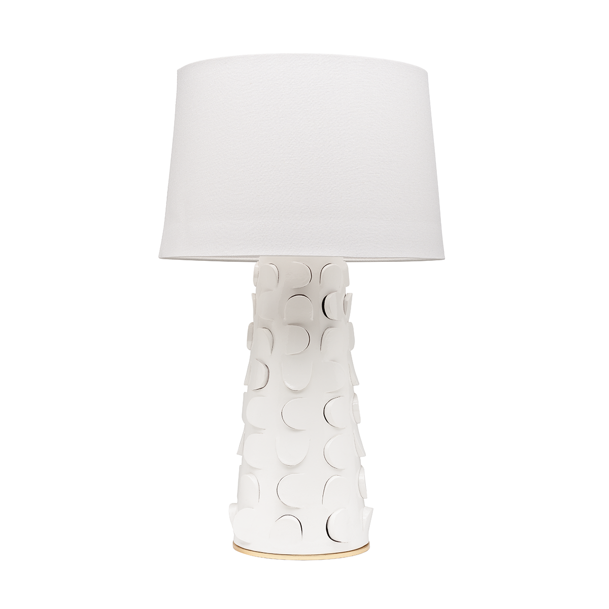Naomi Table Lamp - White Lustro/Gold Leaf Combo - Mitzi HL335201-WH/GL