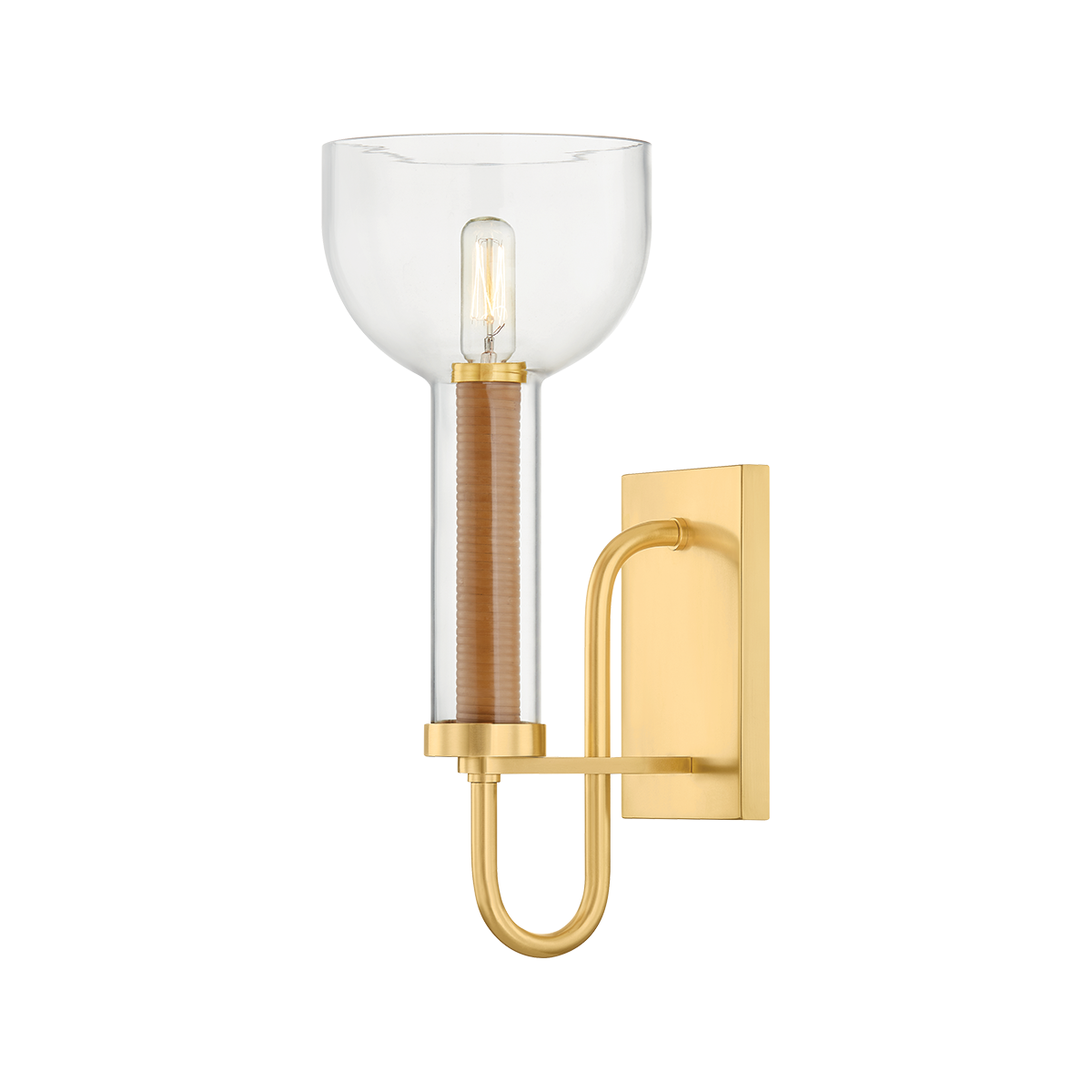 Narrowsburg Wall Sconce - Aged Brass by Hudson Valley Lighting