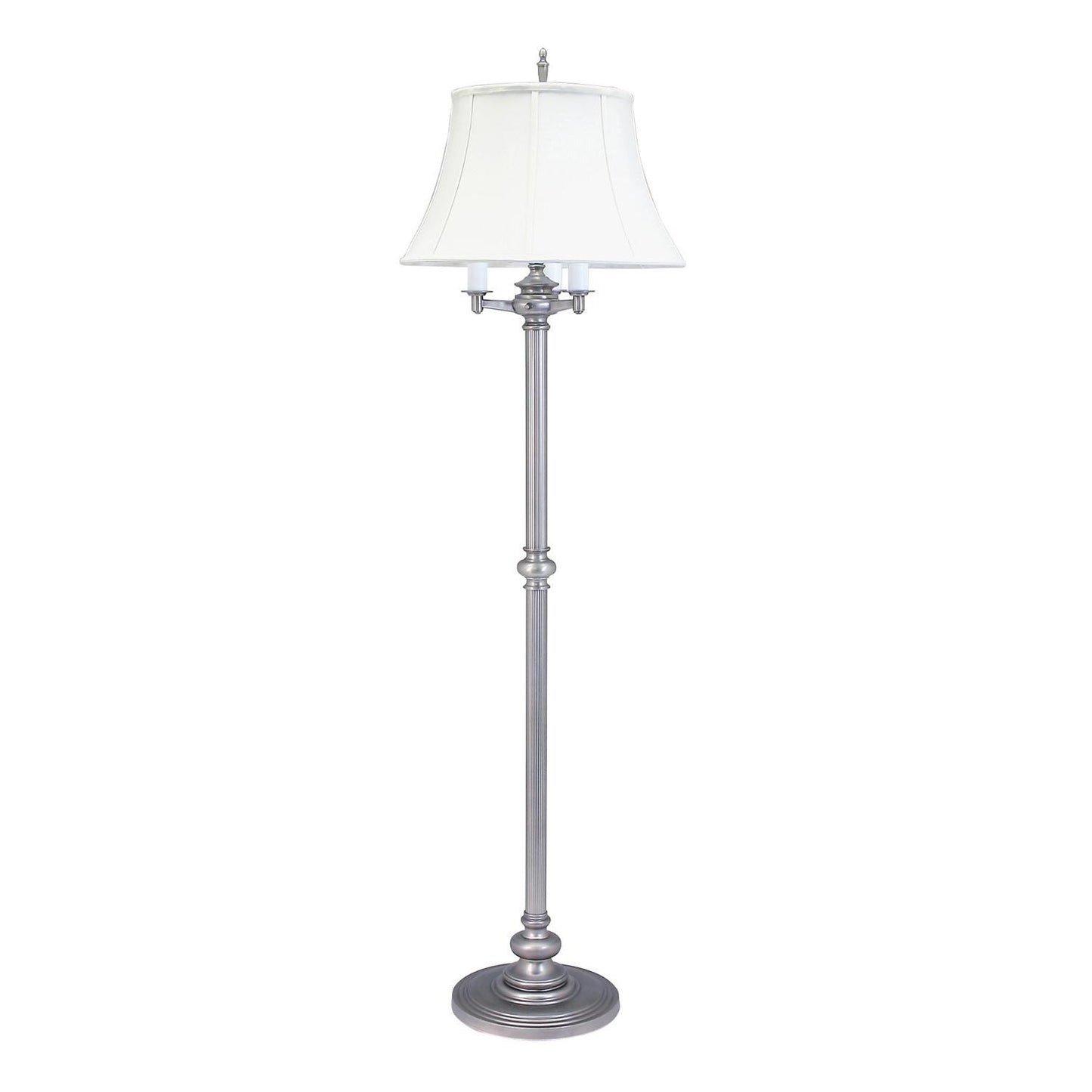 Newport Six-Way Floor Lamp - N603-PTR - Pewter by House of Troy