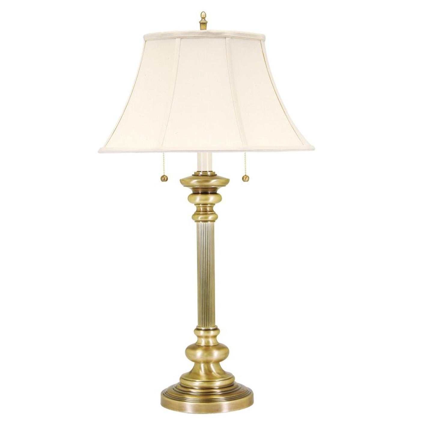 Newport Twin Pull Table Lamp - N651-AB - Antique Brass by House of Troy