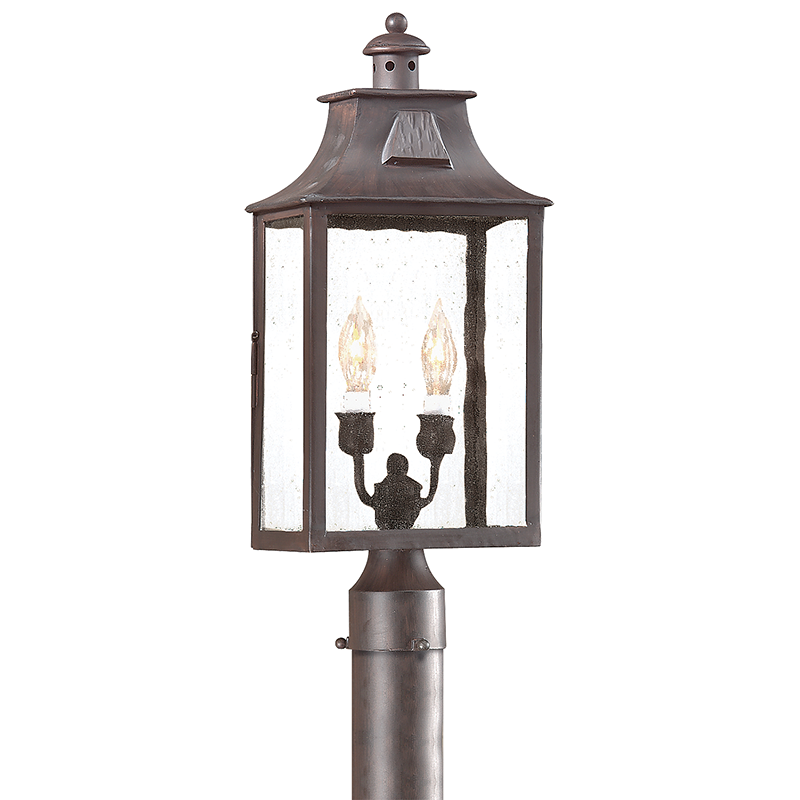 Newton Post - 2-Light - Soft Off Black - Troy Lighting P9003-SFB