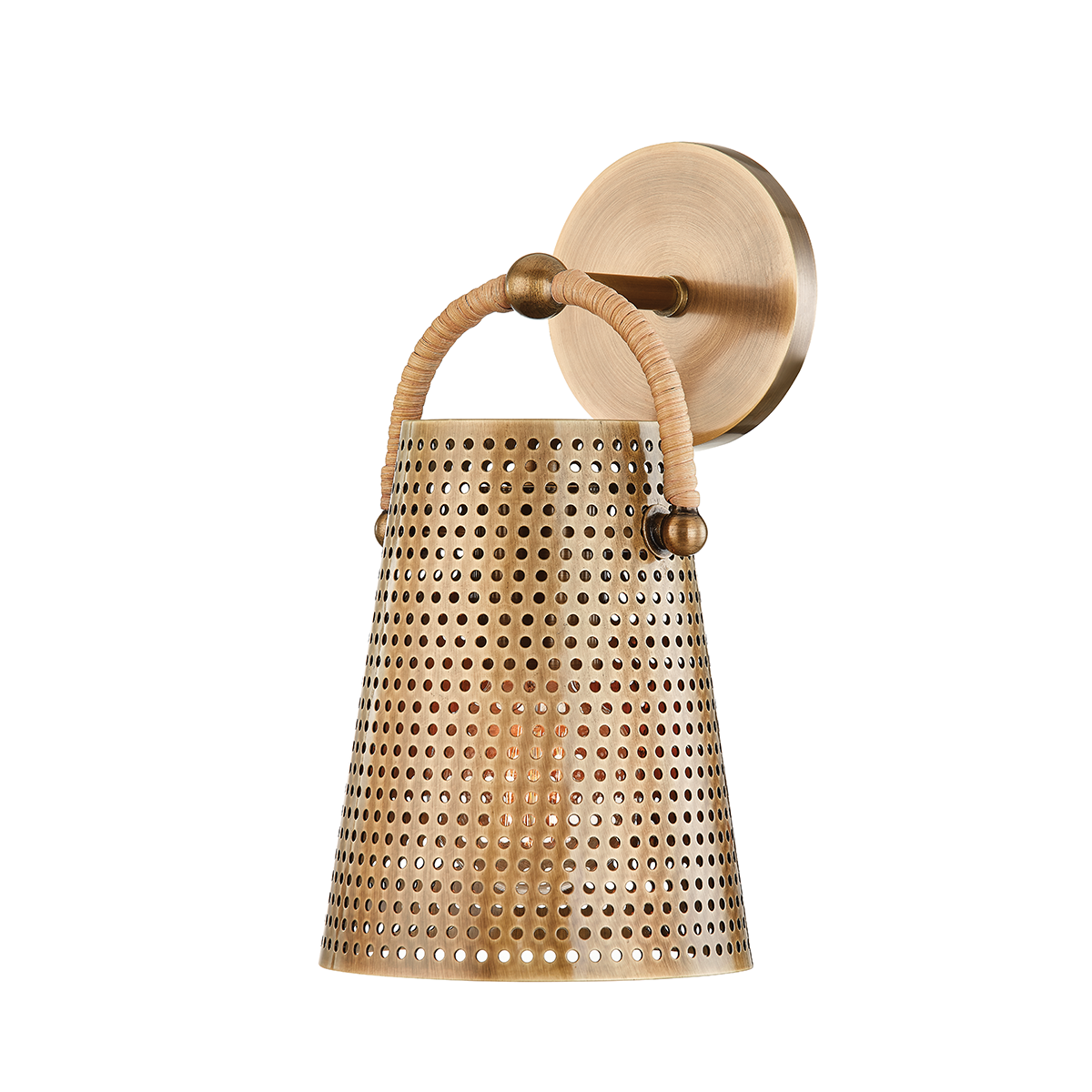Nile Wall Sconce - 1-Light - Patina Brass - Troy Lighting B8213-PBR