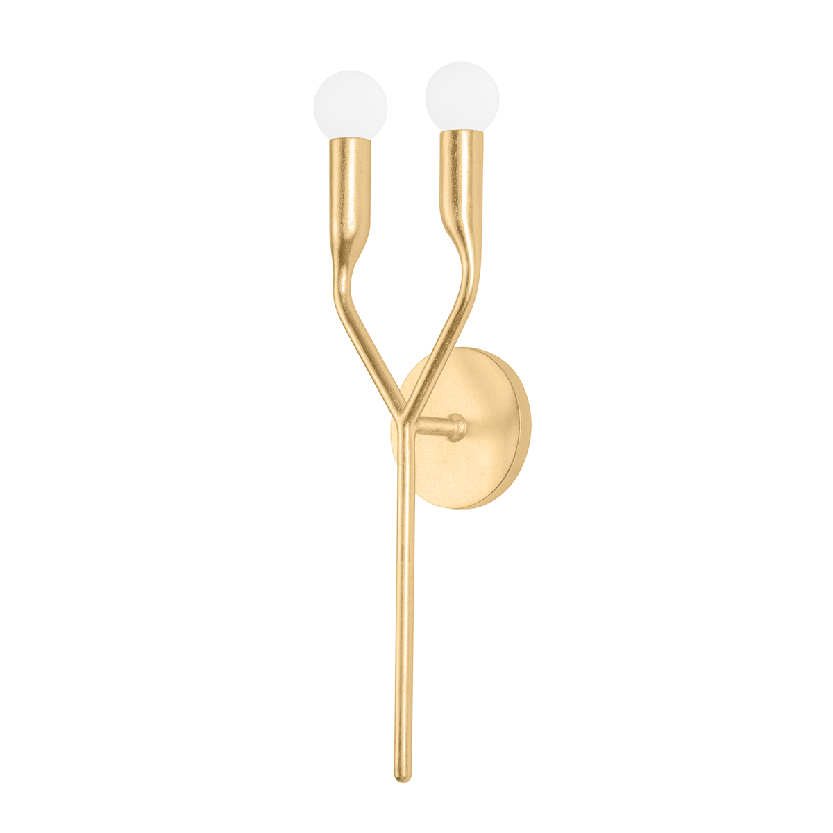 Norman Wall Sconce - 2-Light - Vintage Gold Leaf - Troy Lighting B9219-VGL
