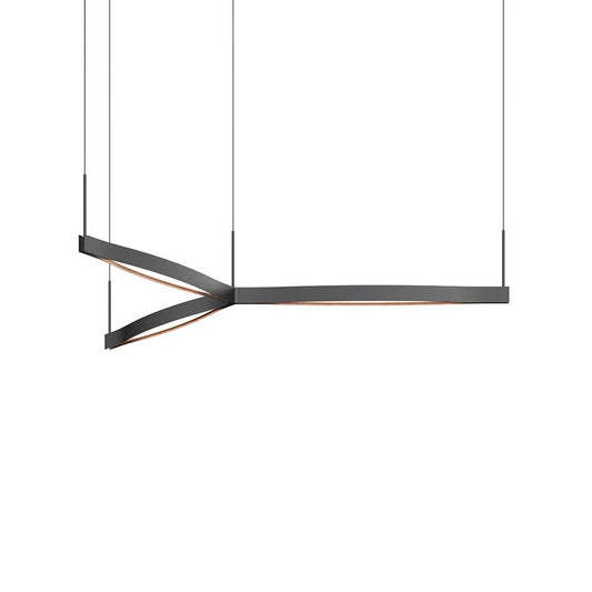 Ola Tri-Star LED Pendant - Satin Black by SONNEMAN