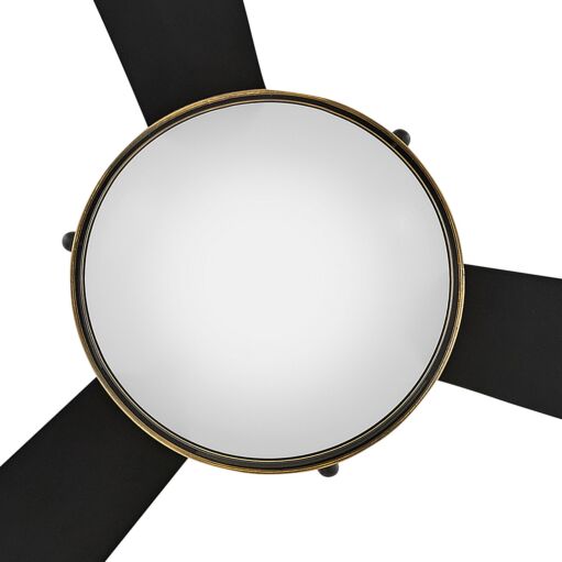 Oliver 50" LED Smart Fan - Heritage Brass with Matte Black Accents by Hinkley Lighting
