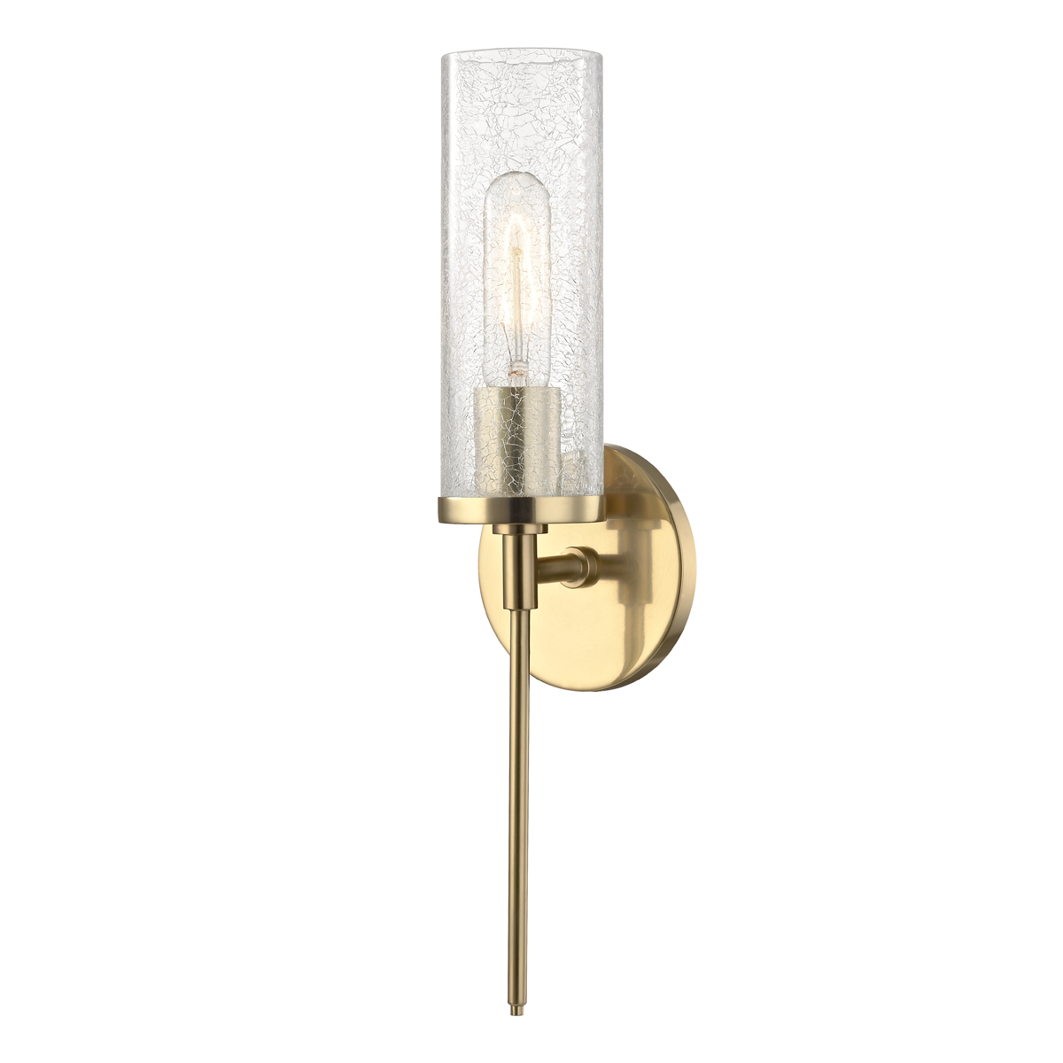 Olivia Wall Sconce - 1-Light - Aged Brass - Mitzi H220101-AGB