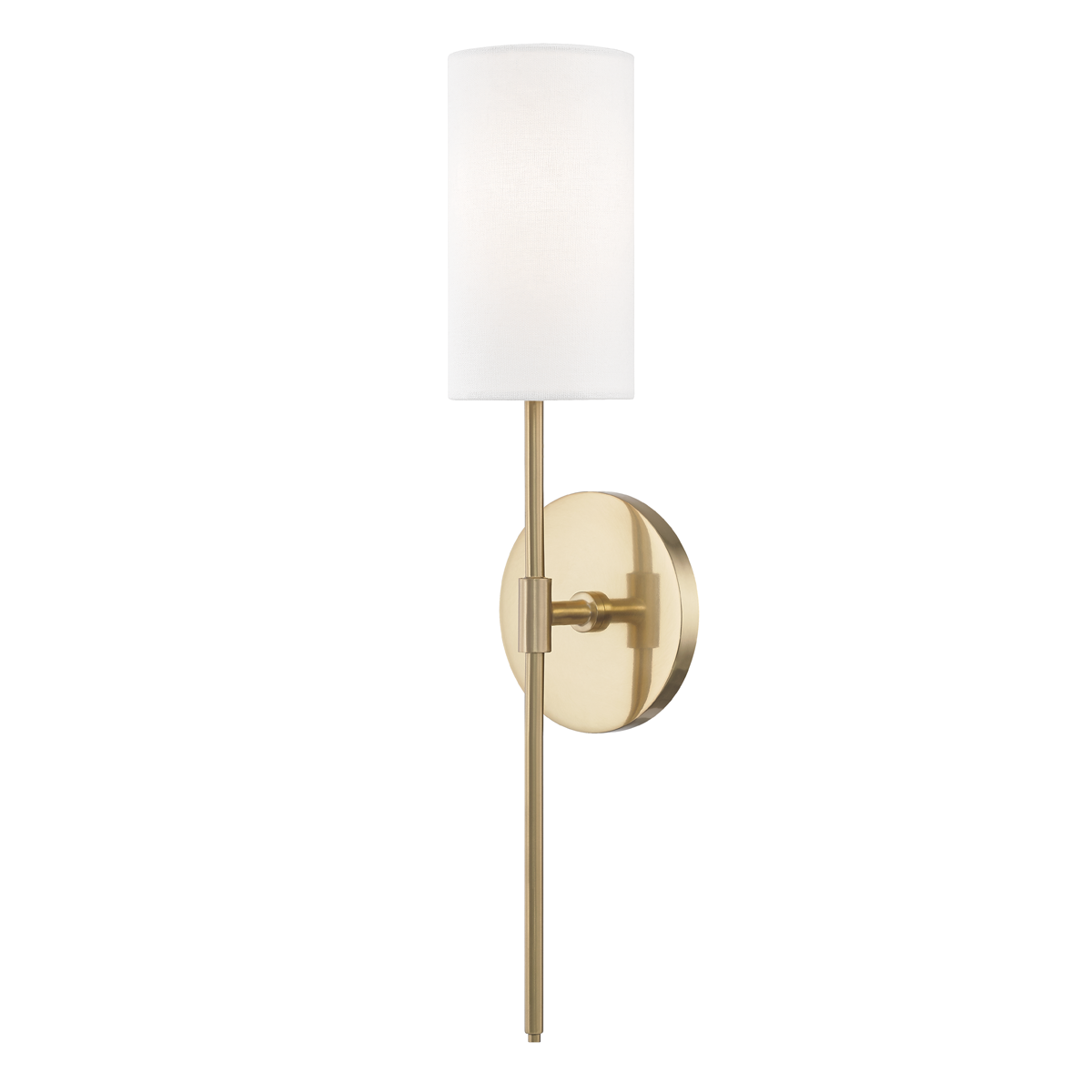 Olivia Wall Sconce - 1-Light - Aged Brass - Mitzi H223101-AGB
