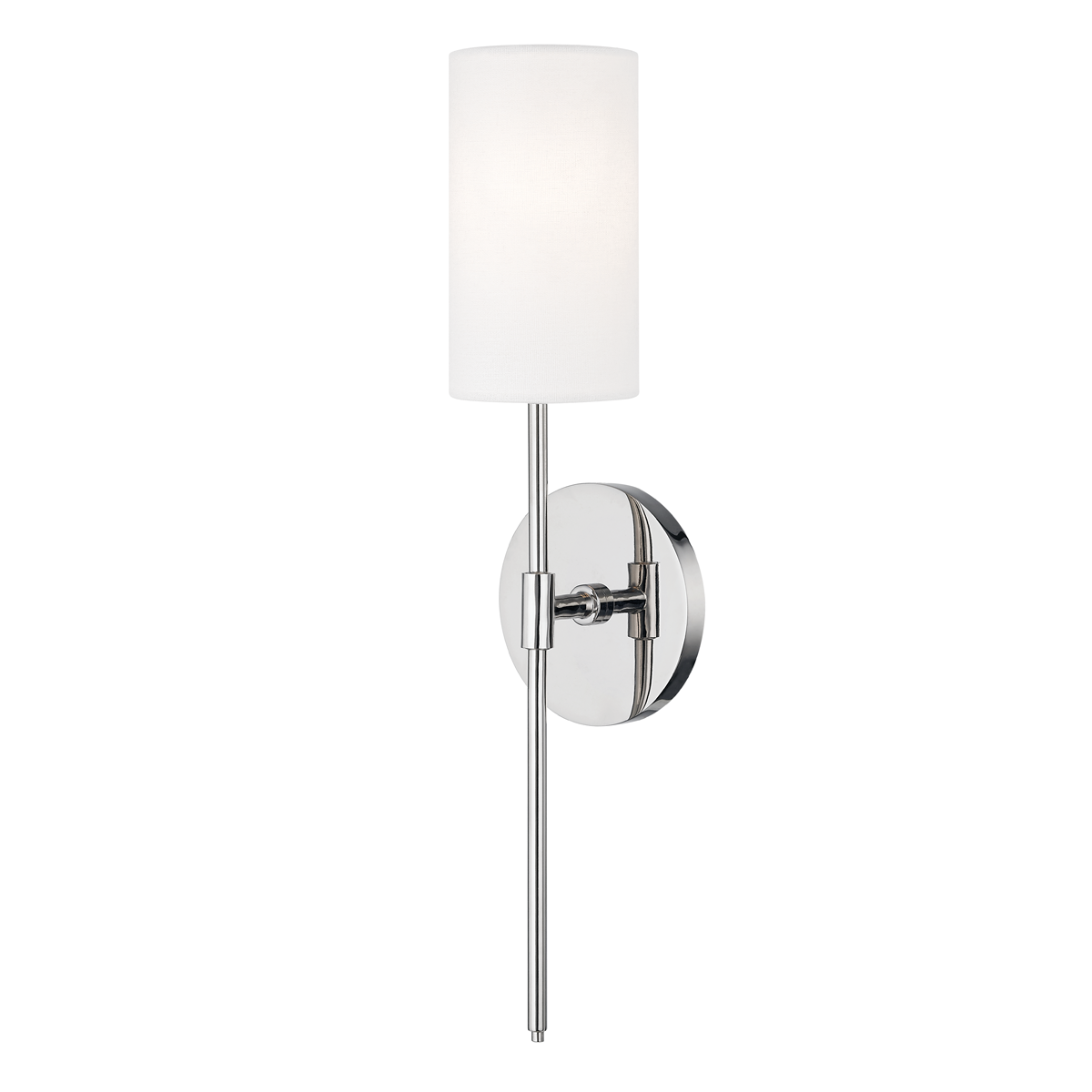 Olivia Wall Sconce - 1-Light - Polished Nickel - Mitzi H223101-PN