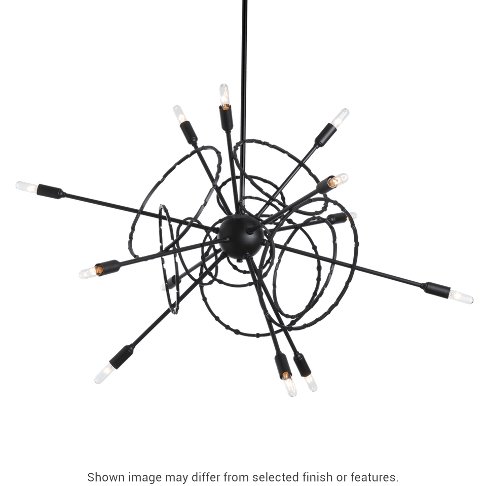 Olympus 12-Light Starburst Pendant - White by Hubbardton Forge