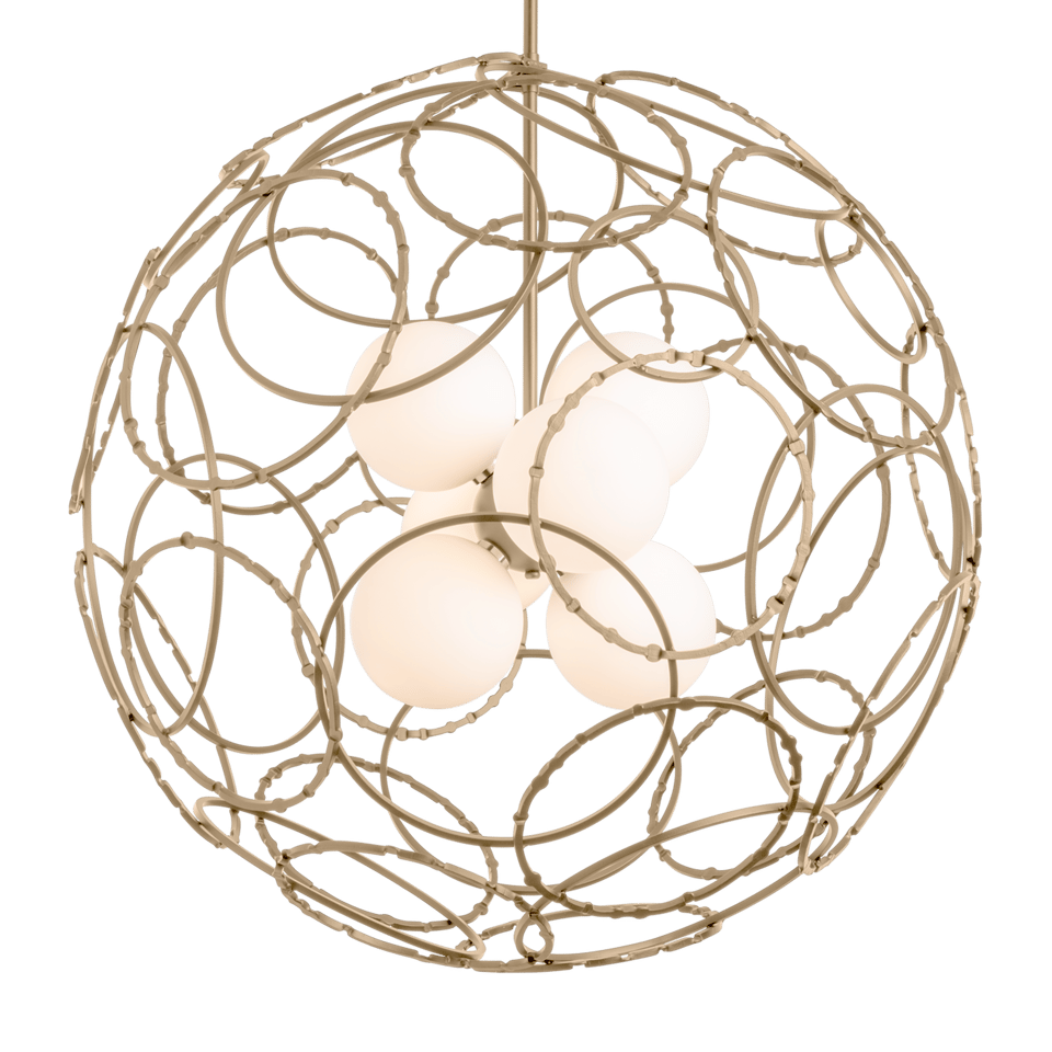 Olympus Orb Pendant - Soft Gold by Hubbardton Forge