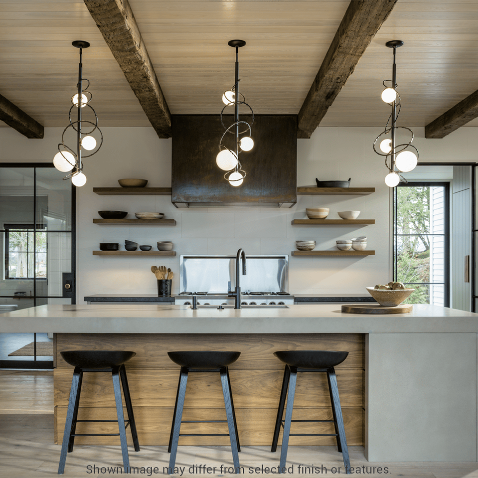 Olympus Vertical Pendant - White by Hubbardton Forge