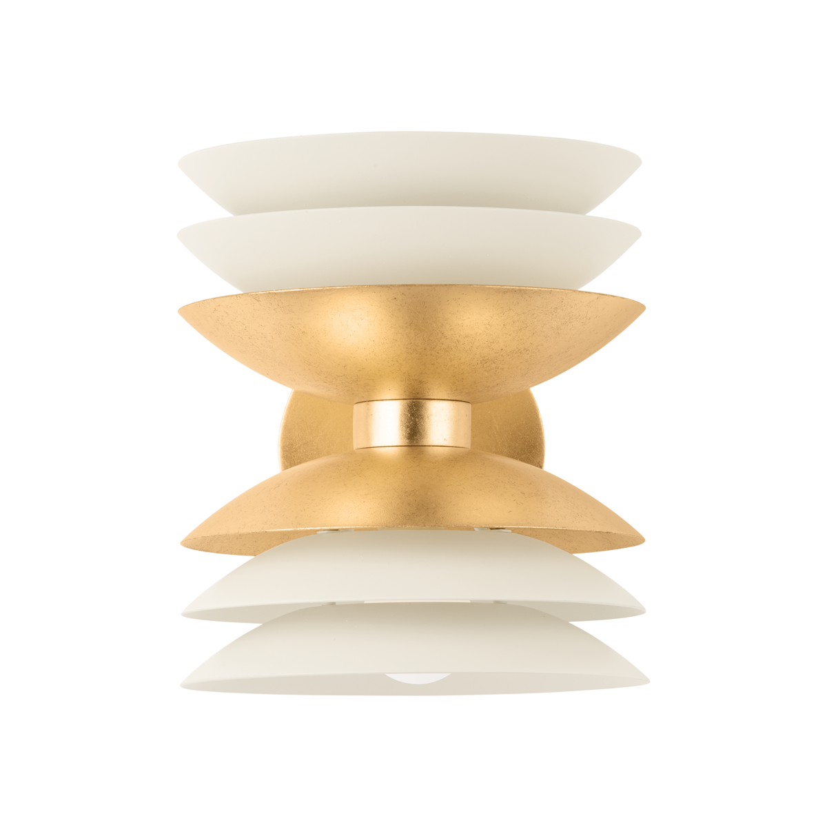 Oneida Wall Sconce - Vintage Gold Leaf/Soft Sand by Hudson Valley Lighting