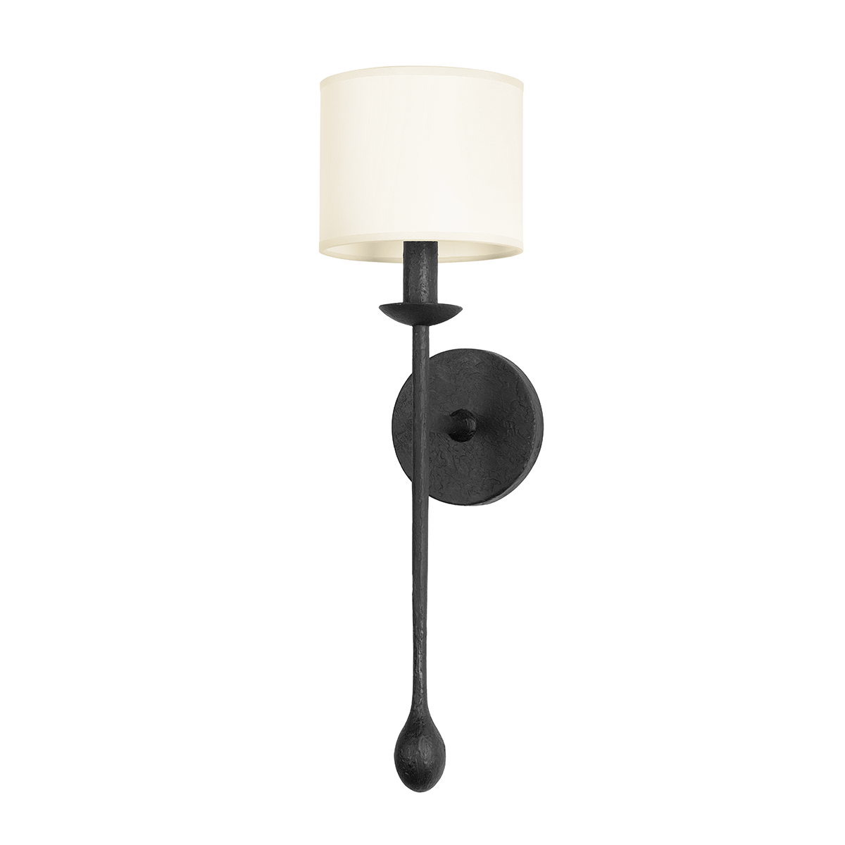 Osmond Wall Sconce - 1-Light - Black Iron - Troy Lighting B9721-BI