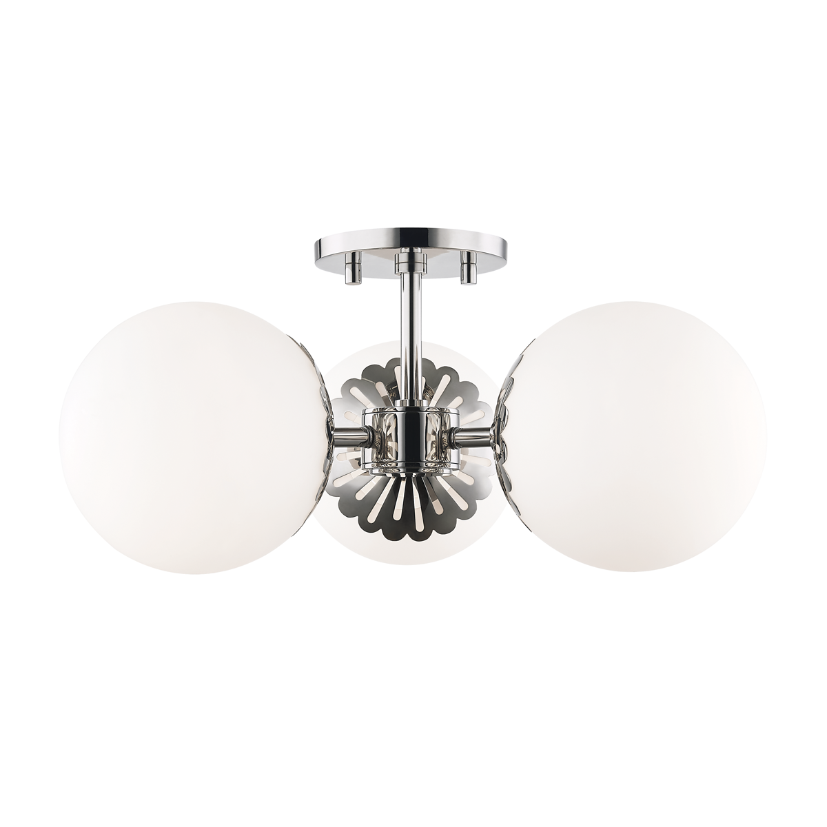 Paige Semi Flush - 3-Light - Polished Nickel - Mitzi H193603-PN