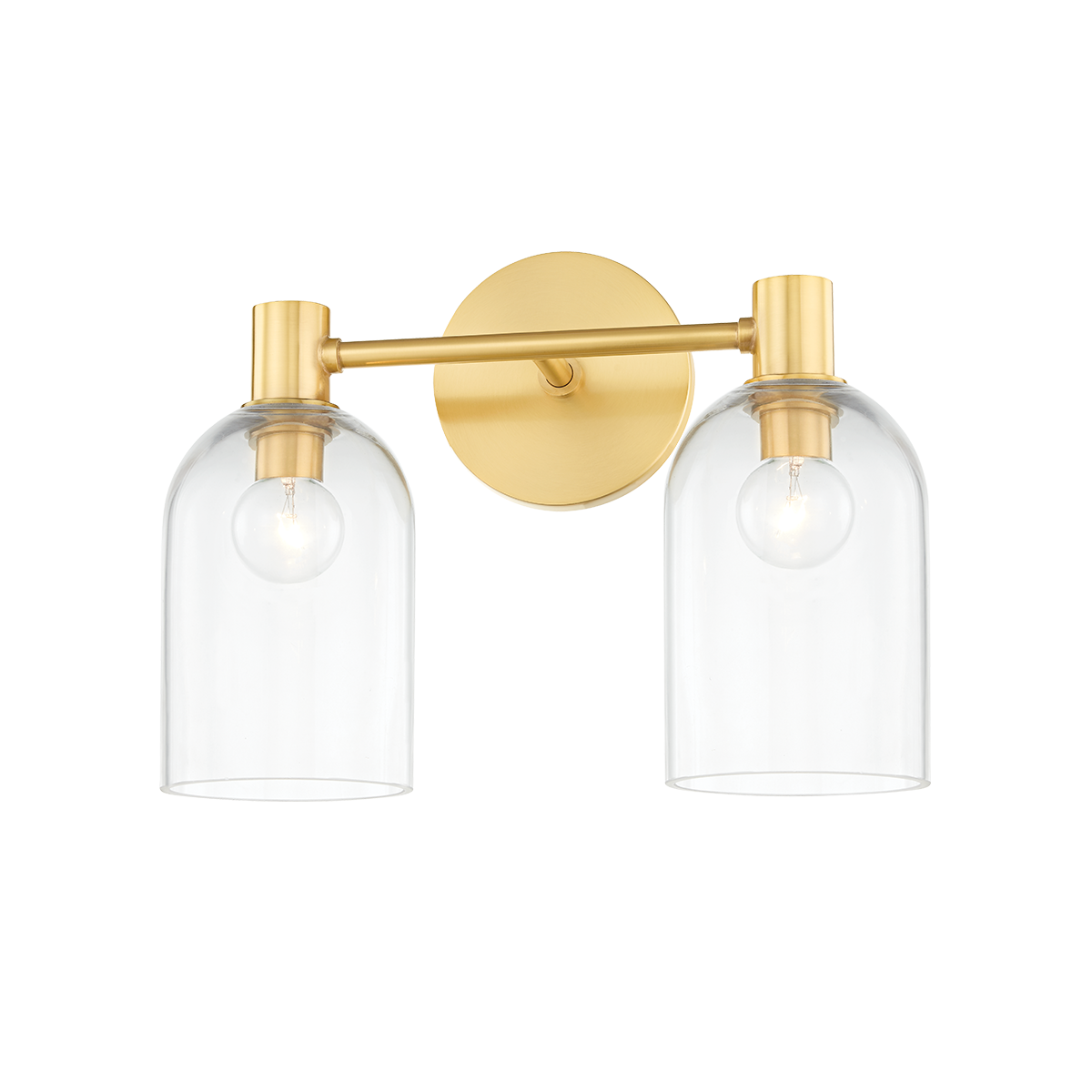 Paisley Vanity Light - 2-Light - Aged Brass - Mitzi H678302-AGB