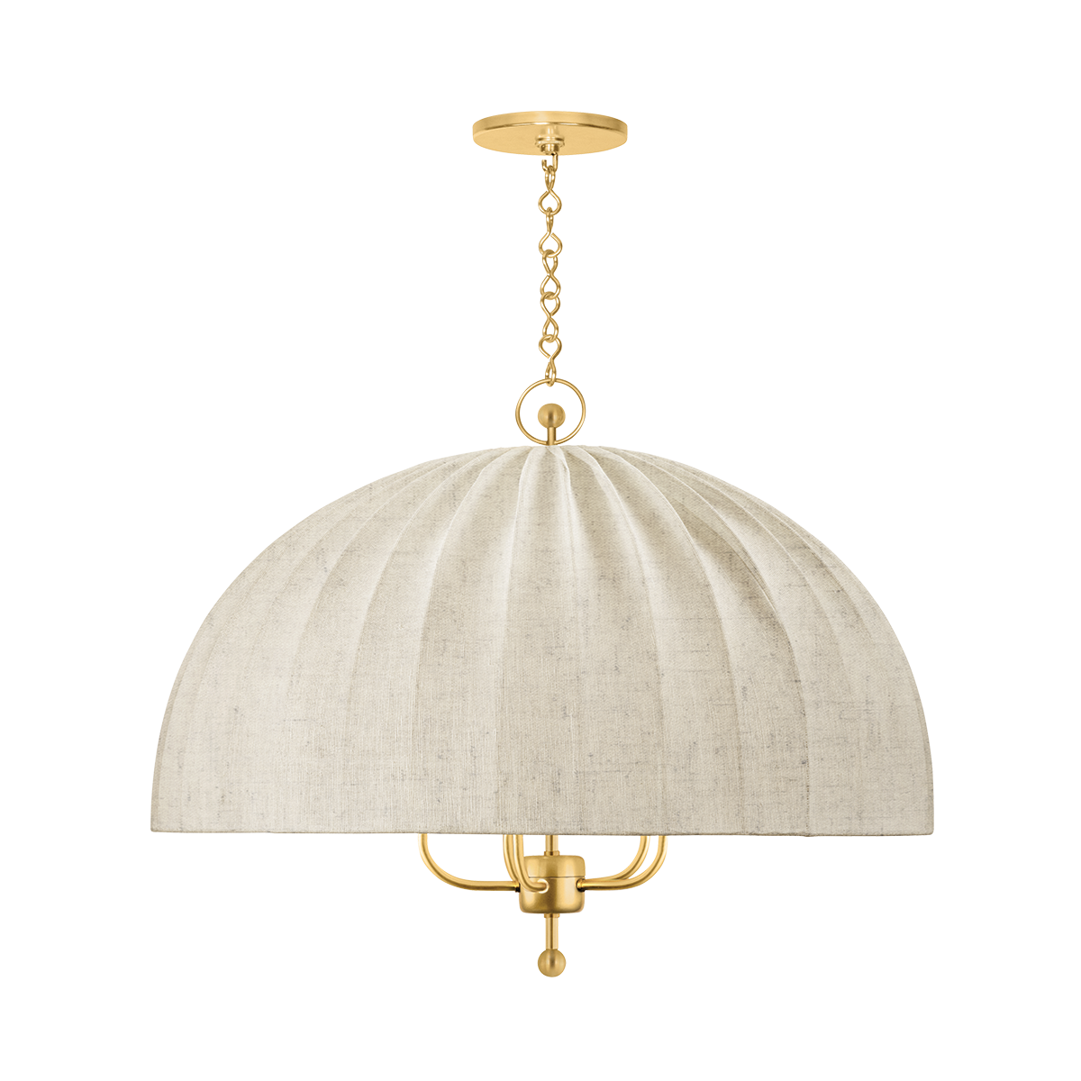 Palmetto Chandelier - Aged Brass by Hudson Valley Lighting