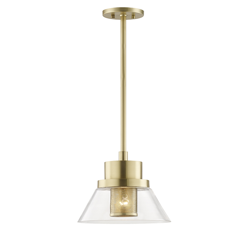 Paoli Pendant - Aged Brass by Hudson Valley Lighting