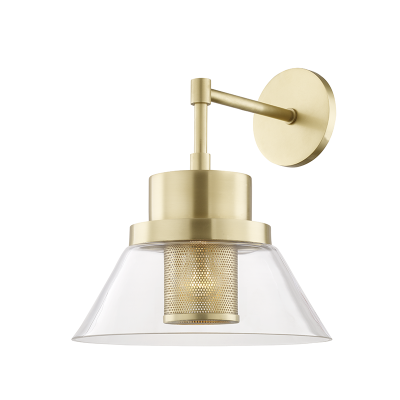 Paoli Wall Sconce - Aged Brass by Hudson Valley Lighting