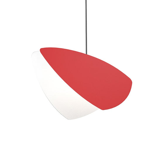 Papillons Large LED Single Pendant - Satin Red by SONNEMAN