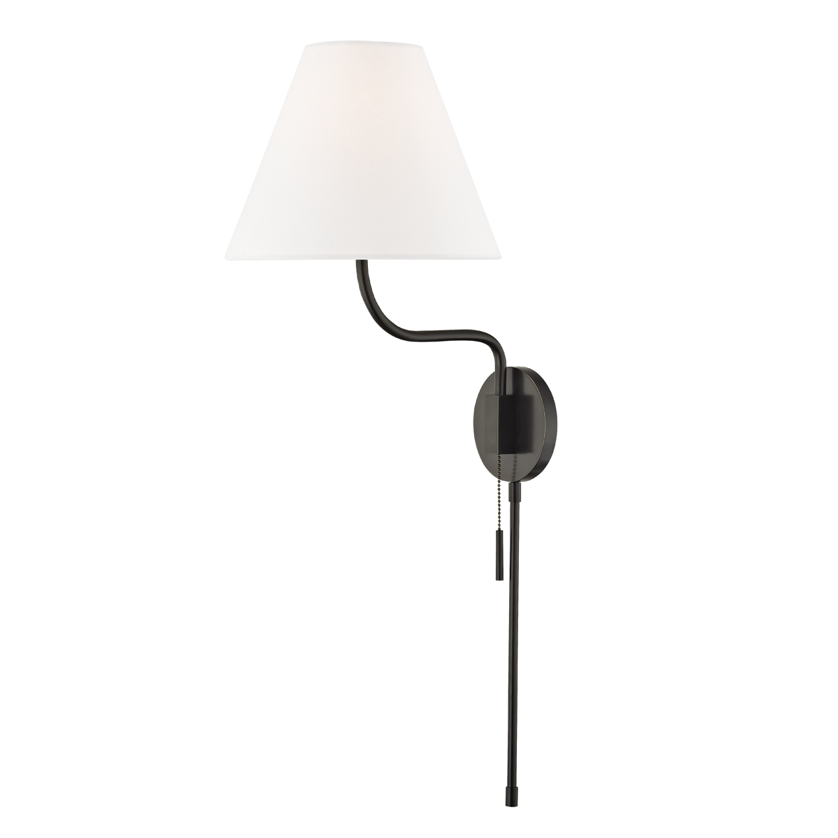 Patti Plug-In Sconce - 1-Light - Old Bronze - Mitzi HL240101-OB