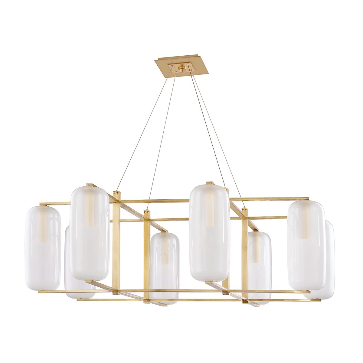 Pebble 8-Light Chandelier by Hudson Valley Lighting