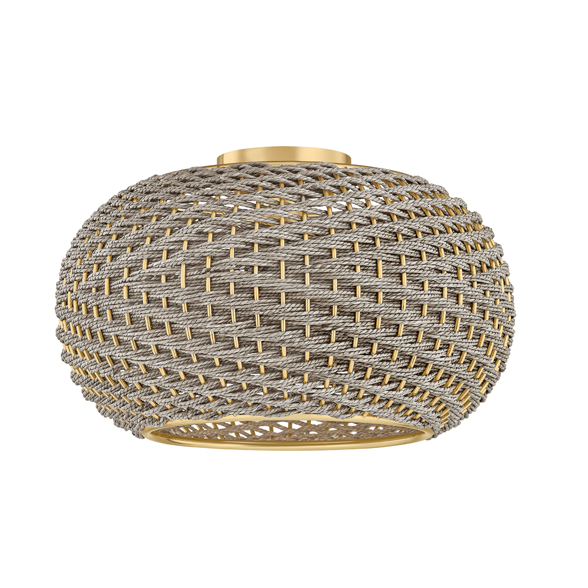 Penarth Flush Mount - Aged Brass by Hudson Valley Lighting