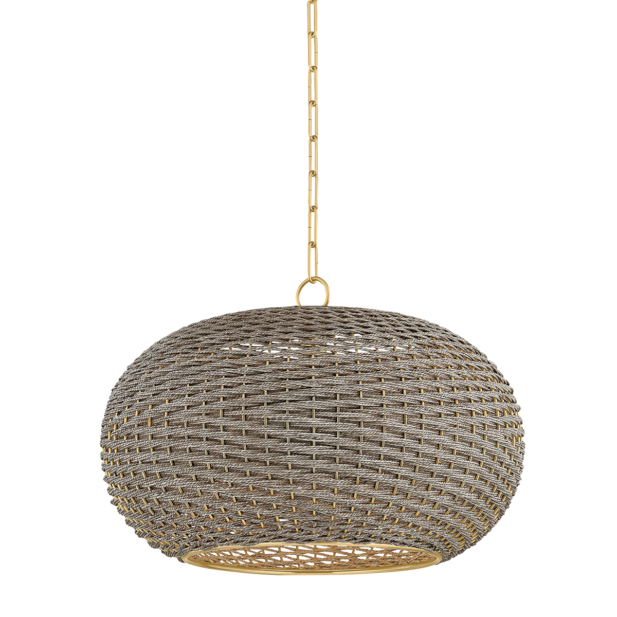 Penarth Pendant - Aged Brass by Hudson Valley Lighting