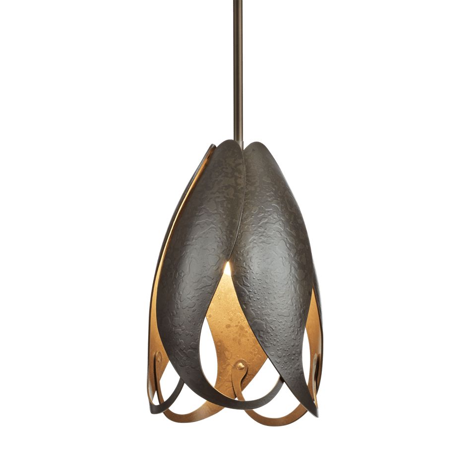 Pental Mini Pendant - Dark Smoke by Hubbardton Forge