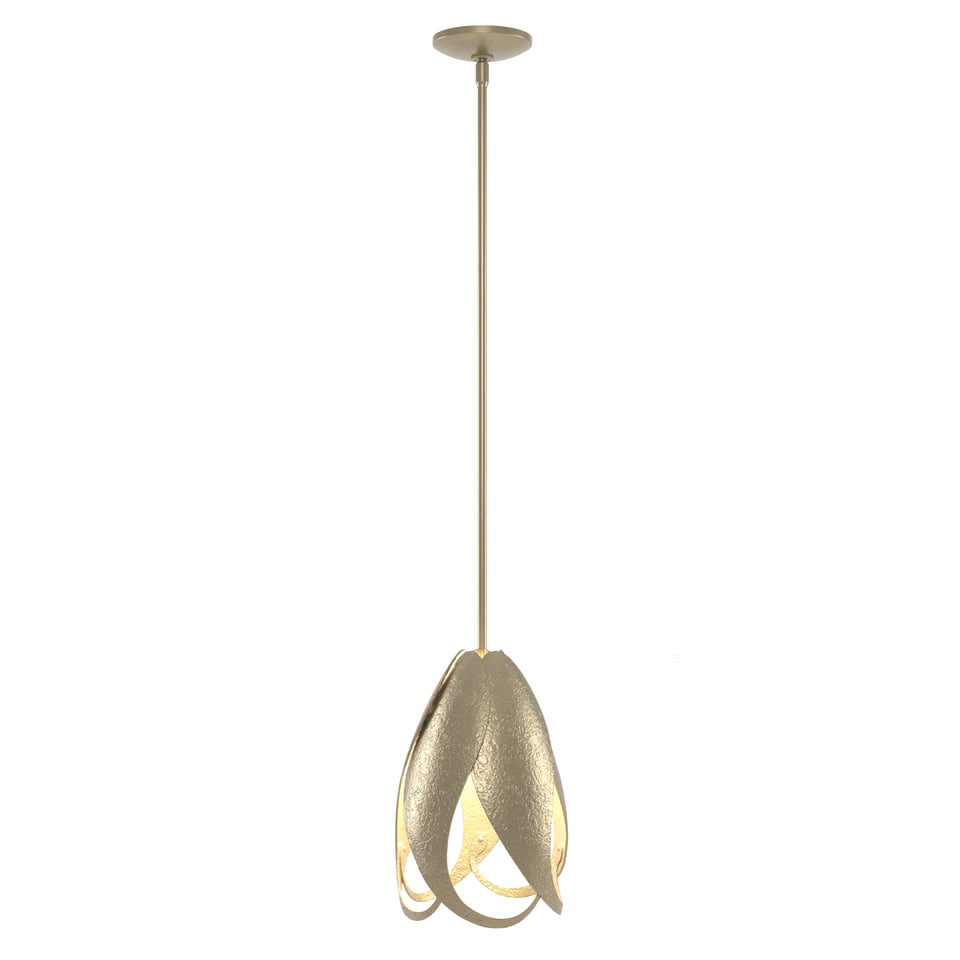 Pental Mini Pendant - Soft Gold by Hubbardton Forge