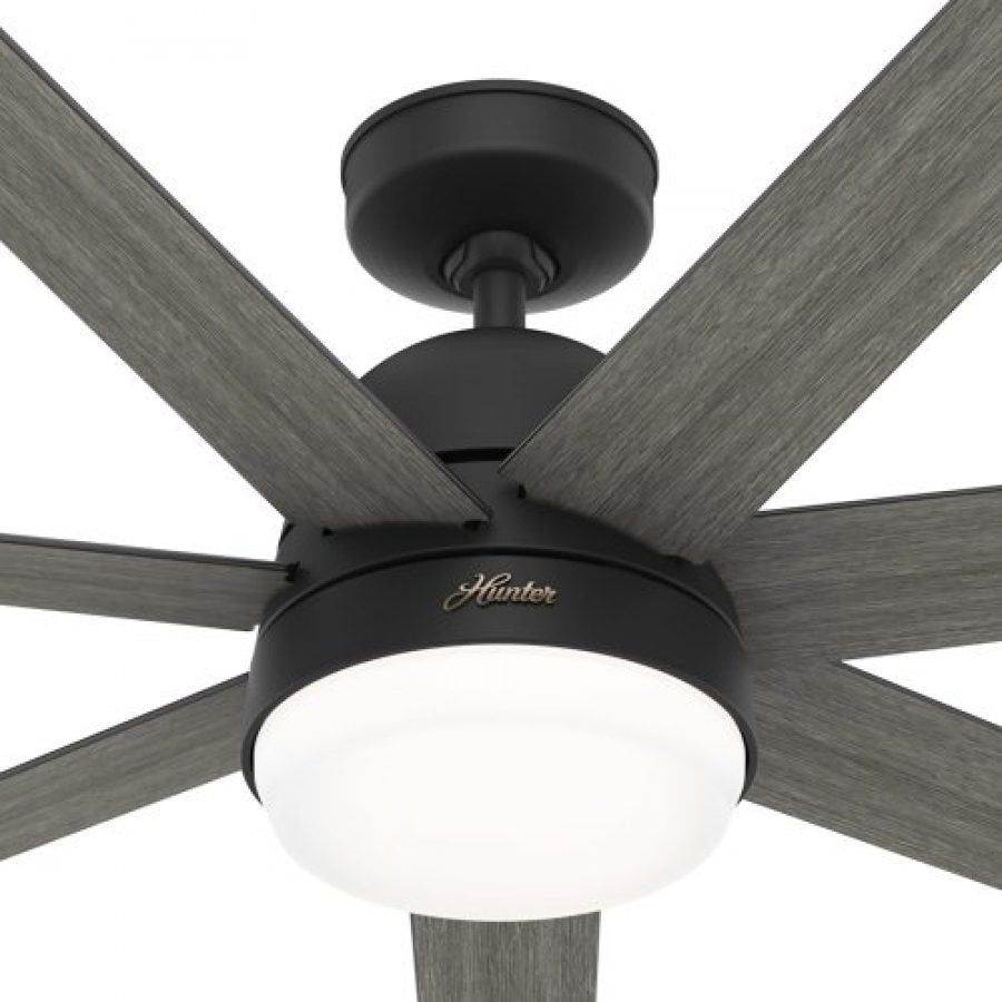 Phenomenon Wi-Fi ENERGY STAR® 70" LED Fan - Matte Black by Hunter
