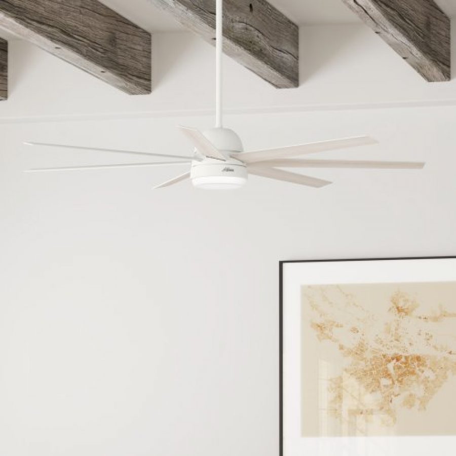 Phenomenon Wi-Fi ENERGY STAR® 70" LED Fan - Matte White by Hunter