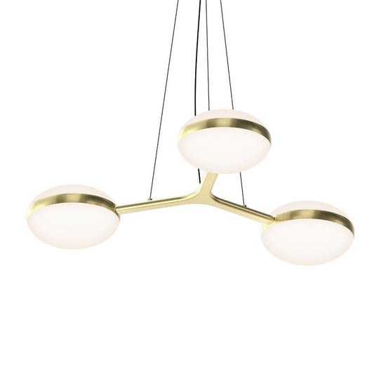 Pillows Chandelier - Brass by SONNEMAN