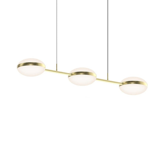 Pillows Linear Chandelier - Brass by SONNEMAN