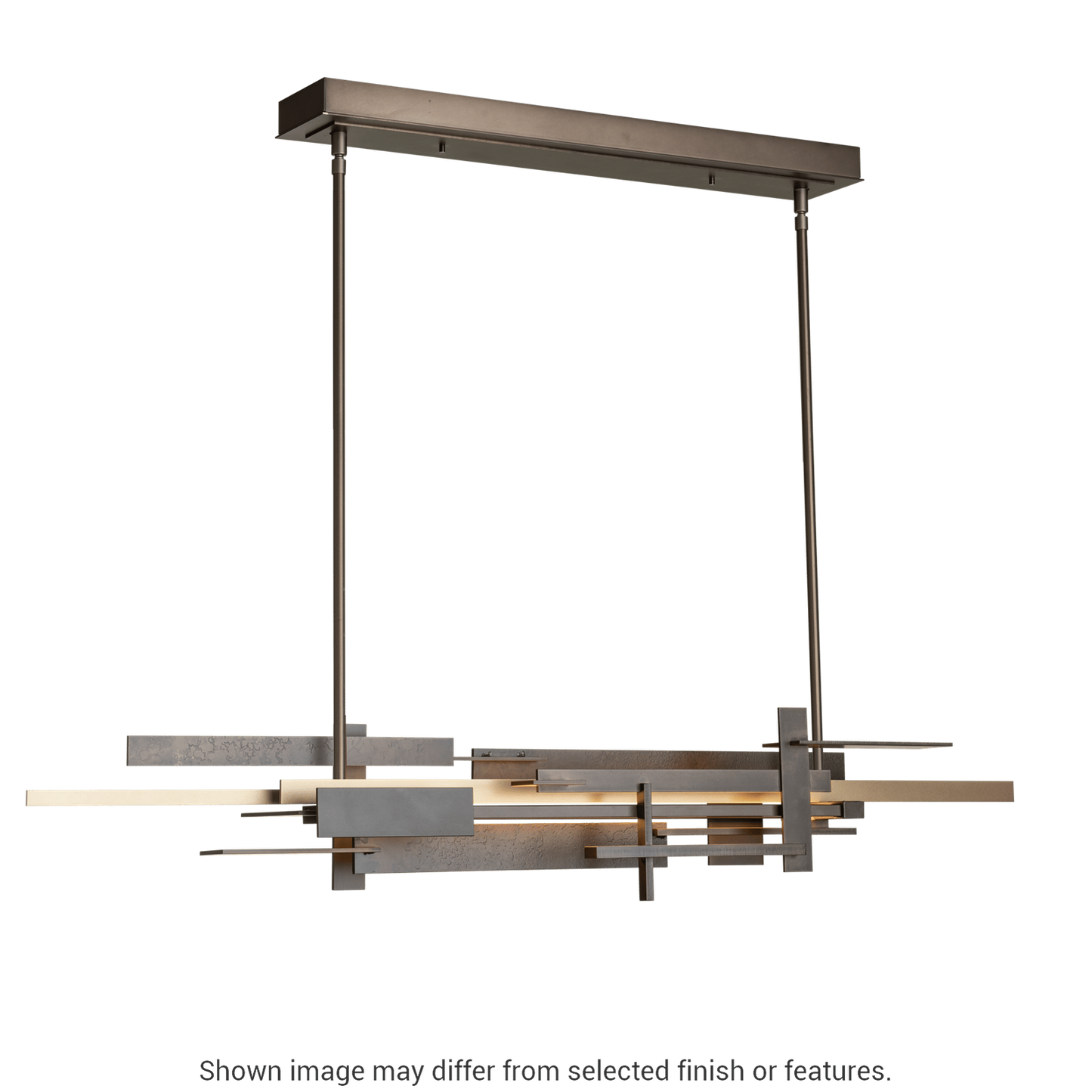 Planar LED Pendant With Accent - Soft Gold by Hubbardton Forge