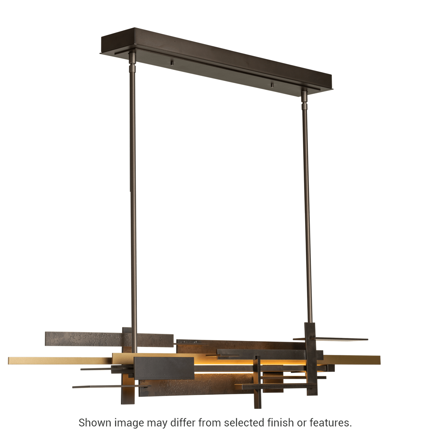 Planar LED Pendant With Accent - Soft Gold by Hubbardton Forge