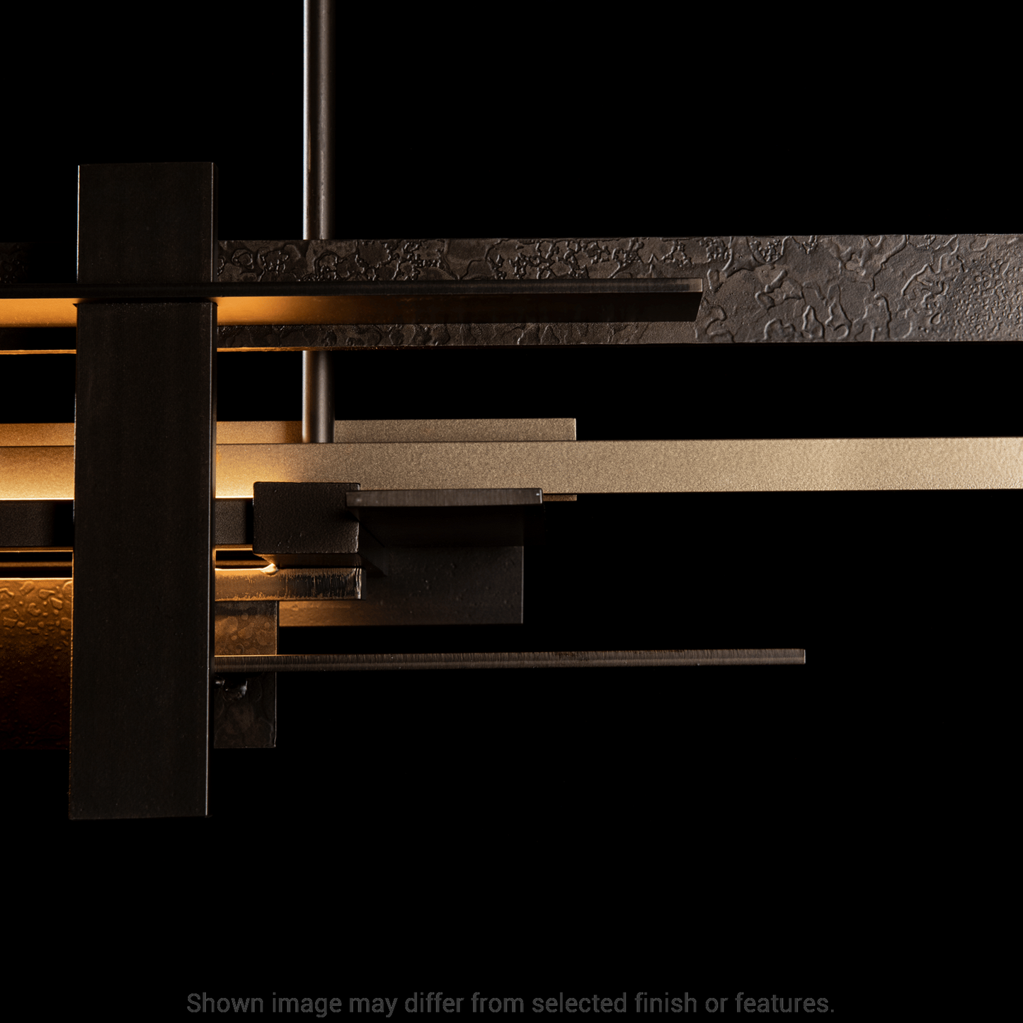 Planar LED Pendant With Accent - Soft Gold by Hubbardton Forge