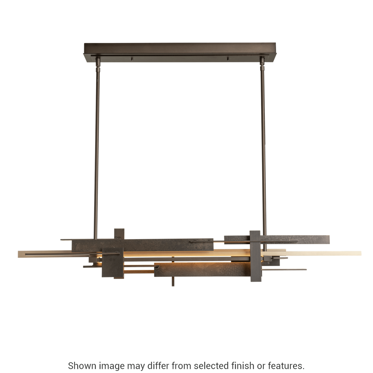 Planar LED Pendant With Accent - Soft Gold by Hubbardton Forge