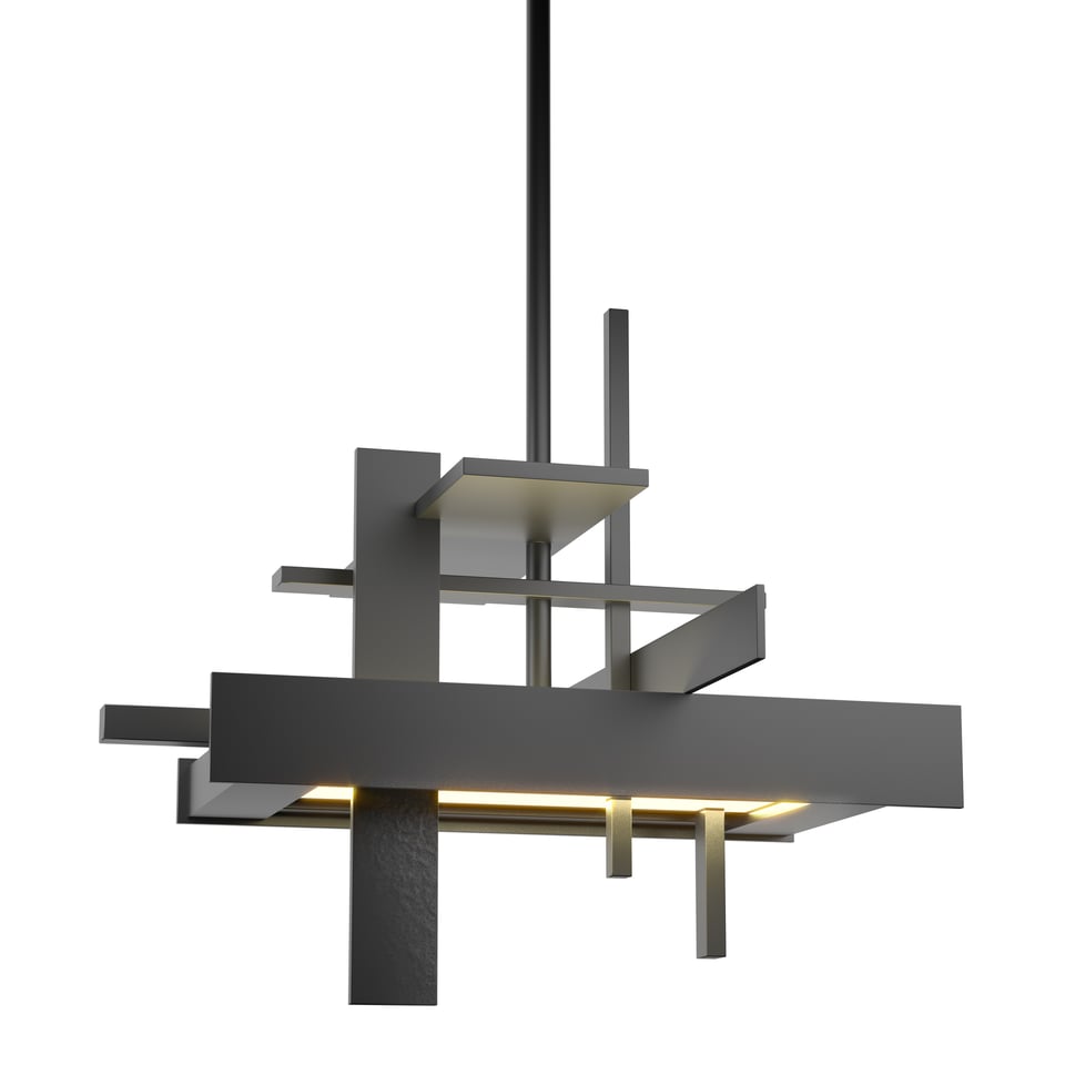 Planar Small LED Pendant - Black by Hubbardton Forge