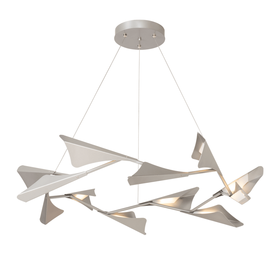 Plume 12-Light LED Pendant - Vintage Platinum by Hubbardton Forge