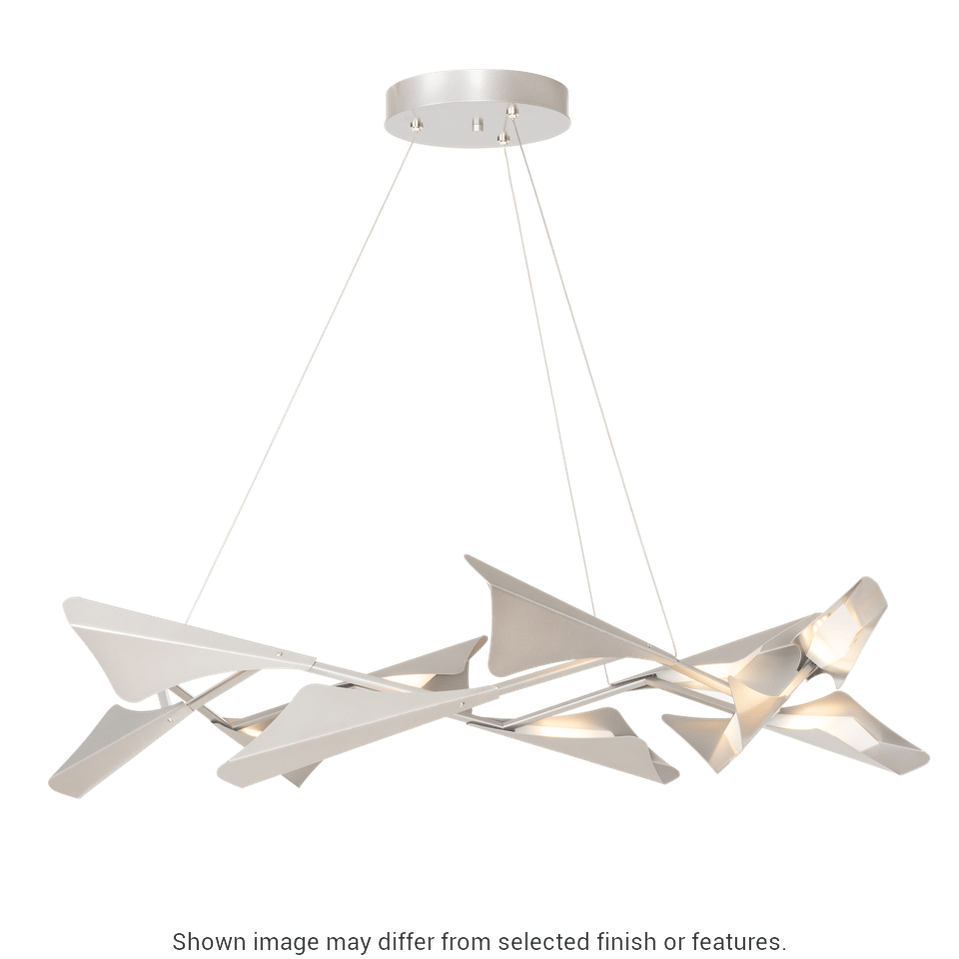 Plume 12-Light LED Pendant - White by Hubbardton Forge