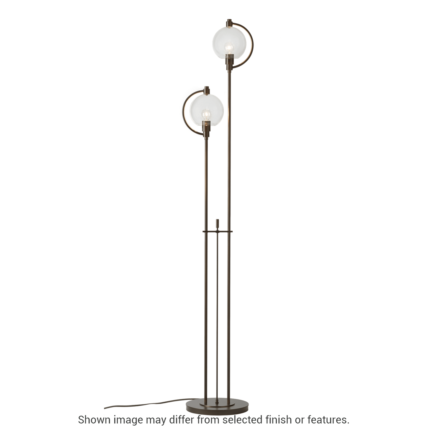 Pluto Floor Lamp - White - Opal Glass by Hubbardton Forge