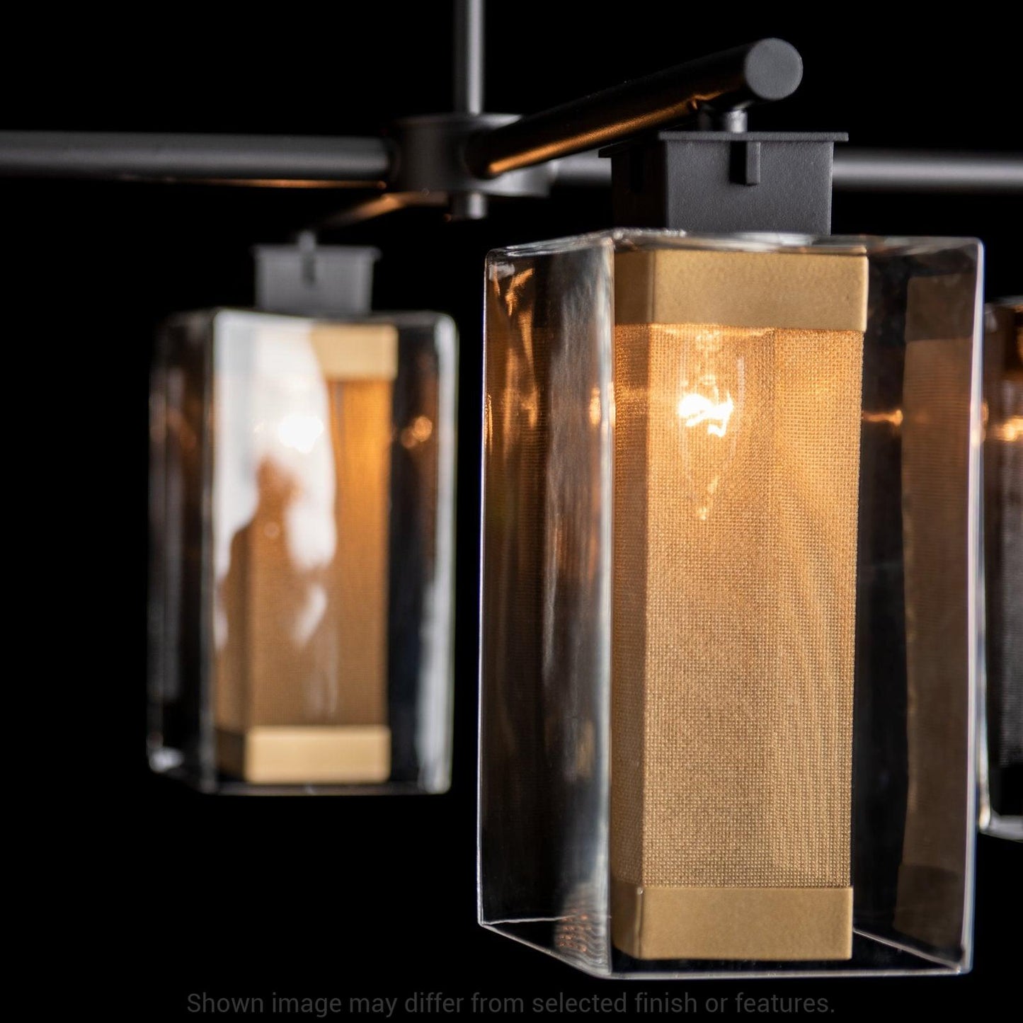 Polaris Outdoor 4-Light Pendant - White - Outdoor Silver Accent by Hubbardton Forge