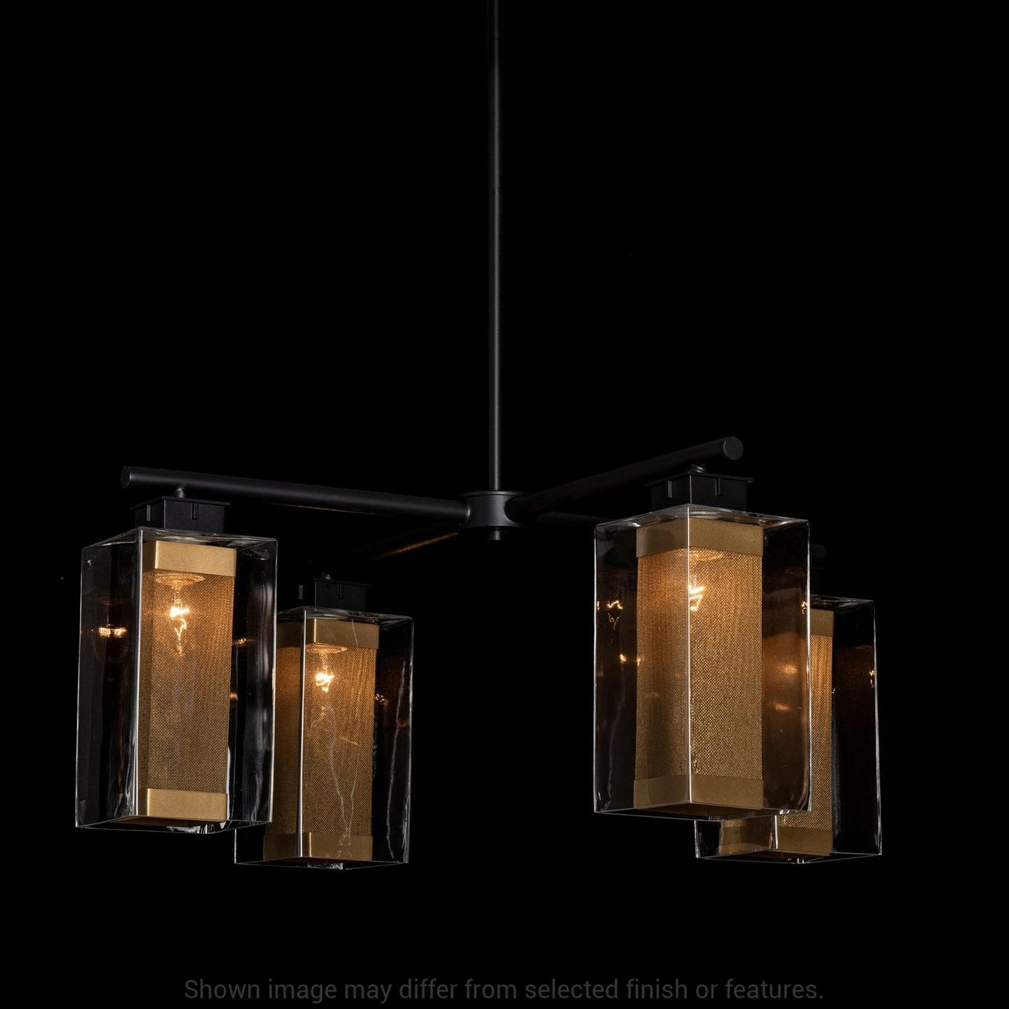 Polaris Outdoor 4-Light Pendant - White - Outdoor Silver Accent by Hubbardton Forge