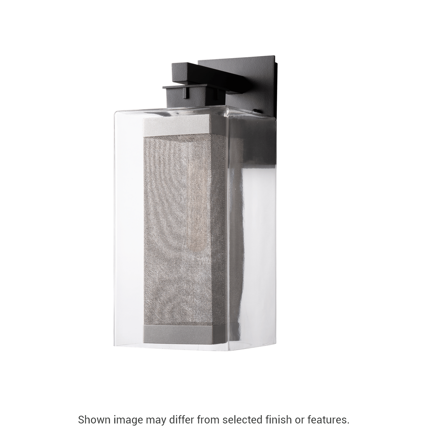 Polaris Outdoor Large Sconce - White - Outdoor Silver Accent by Hubbardton Forge