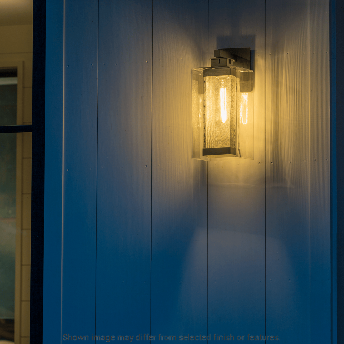 Polaris Outdoor Large Sconce - White - Outdoor Silver Accent by Hubbardton Forge