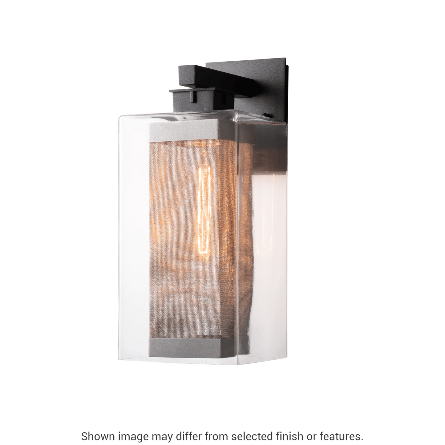 Polaris Outdoor Large Sconce - White - Outdoor Silver Accent by Hubbardton Forge