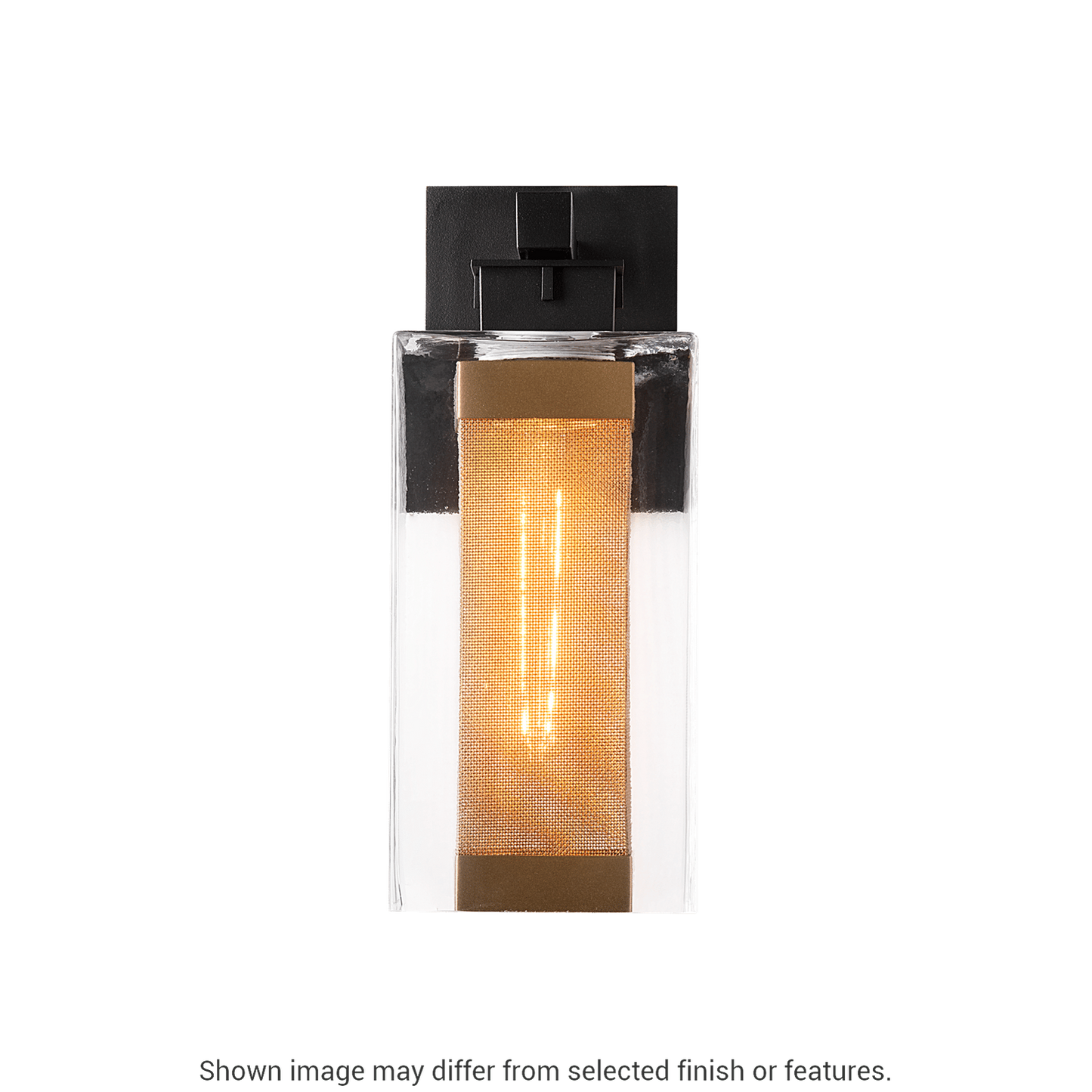 Polaris Outdoor Medium Sconce - White - Outdoor Silver Accent by Hubbardton Forge
