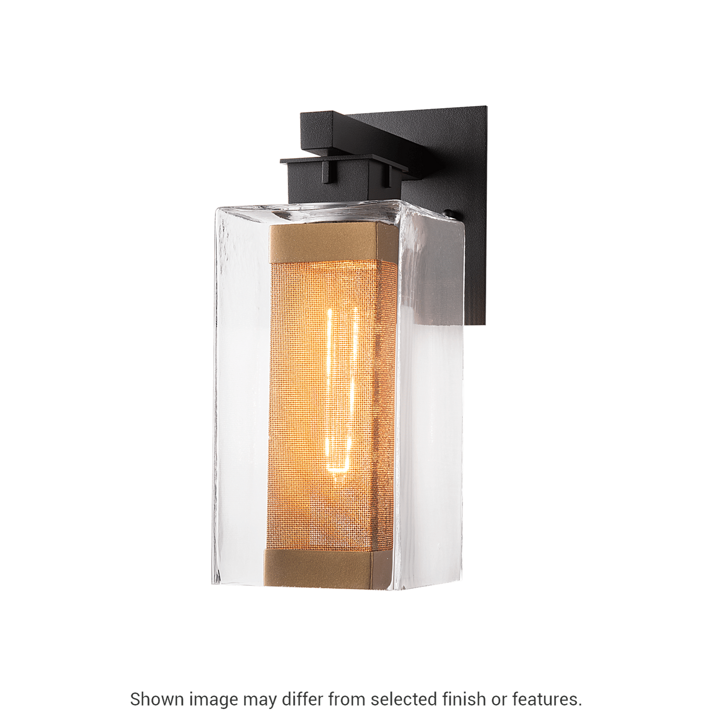 Polaris Outdoor Medium Sconce - White - Outdoor Silver Accent by Hubbardton Forge