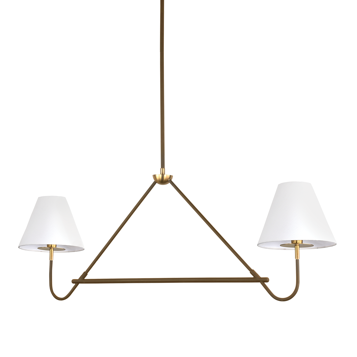 Polly Linear Pendant - 2-Light - Aged Brass/Bronze - Mitzi H984902-AGB/BRZ